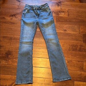 KanCan Women's Boot Cut Jeans in Blue